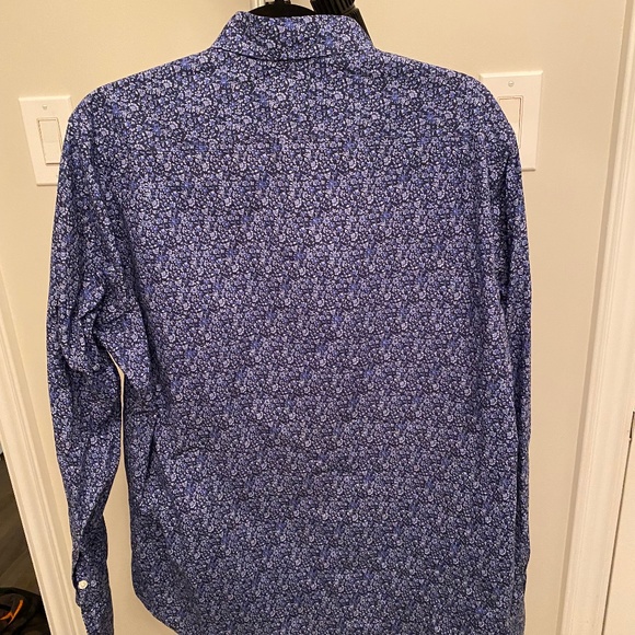 Like New Ralph Lauren Men's Floral Dress Shirt - Size Large - Picture 3 of 4